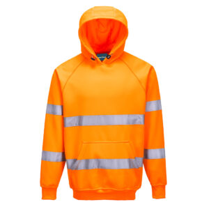 Hi-Vis Hood Sweatshirt - Orange