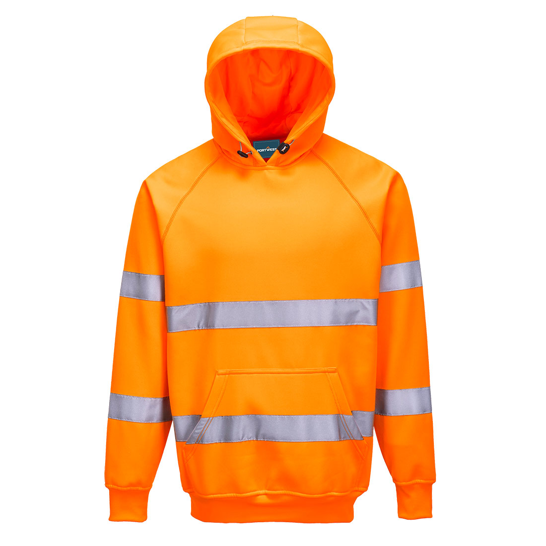 Hi-Vis Hood Sweatshirt - Orange