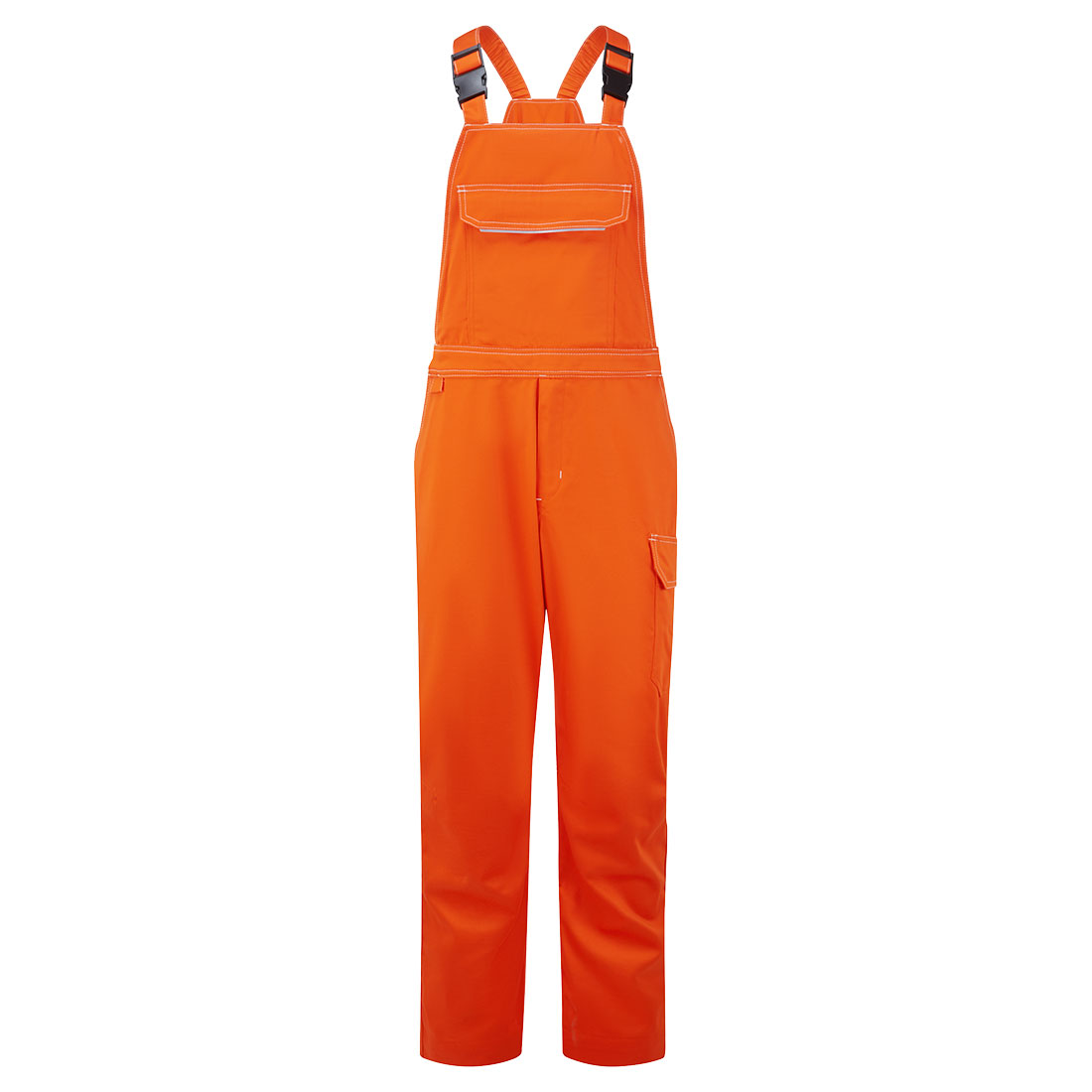 Bizweld Work FR Hängselbyxa - Orange