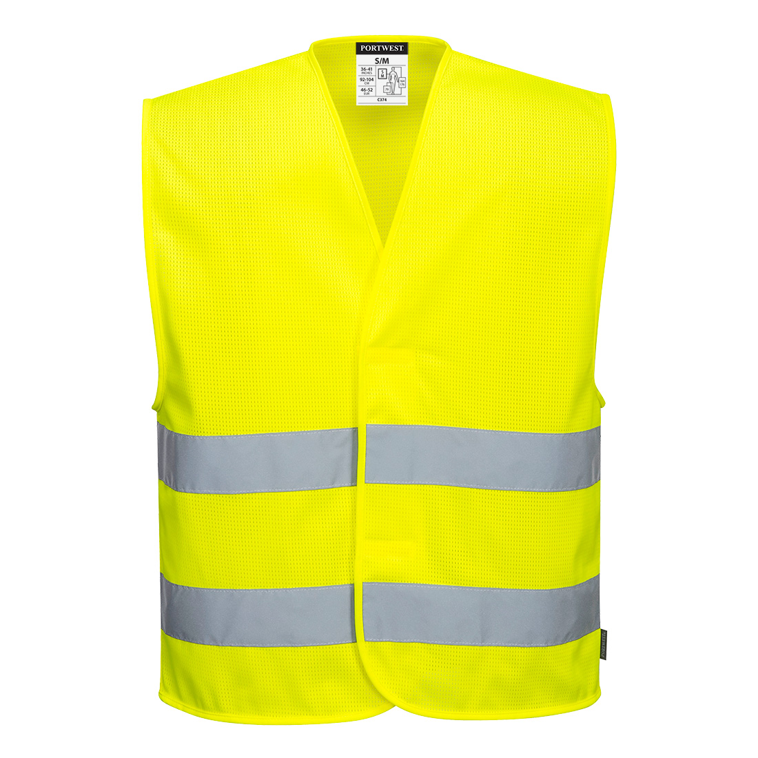 MeshAir Hi-Vis Två Bands VÄst - Gul: