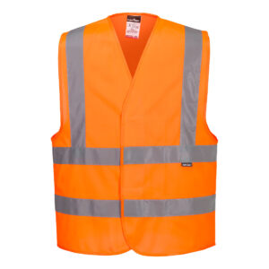 Hi-Vis Ett Band & Brace Väst - Orange
