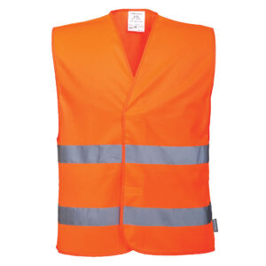 Hi-Vis Två Band Väst - Orange