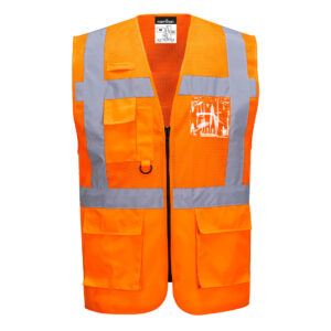 Madrid Executive Mesh Väst - Orange