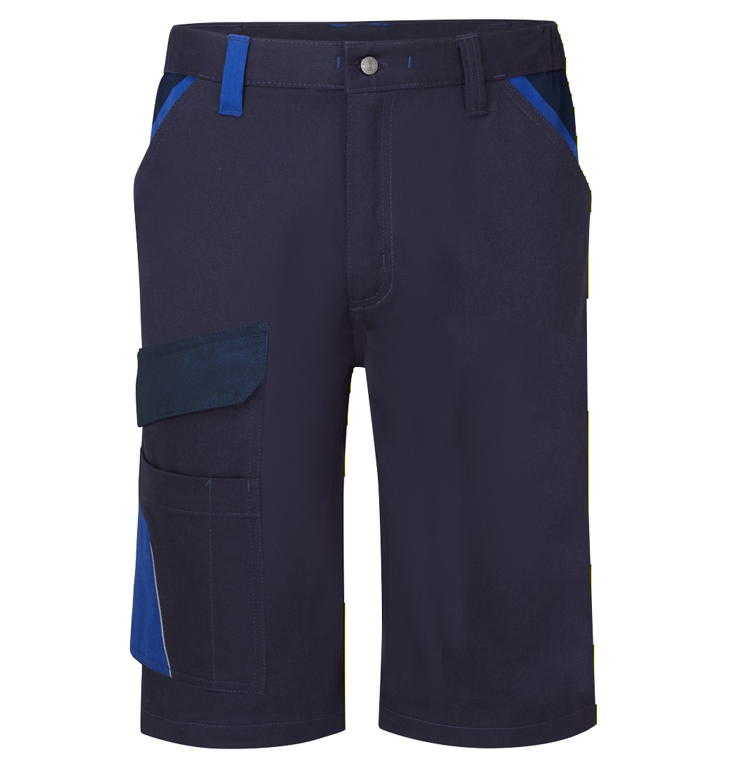 WX1 Tvåfärgade bomullsshorts - MarinblåRoyalblå