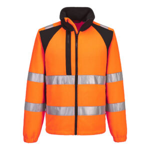 WX2 Eco Hi-Vis Fleece - Orange/Svart