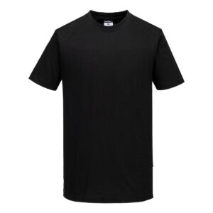 WX2 Lättvikts Bommuls T-shirt S/S - Svart