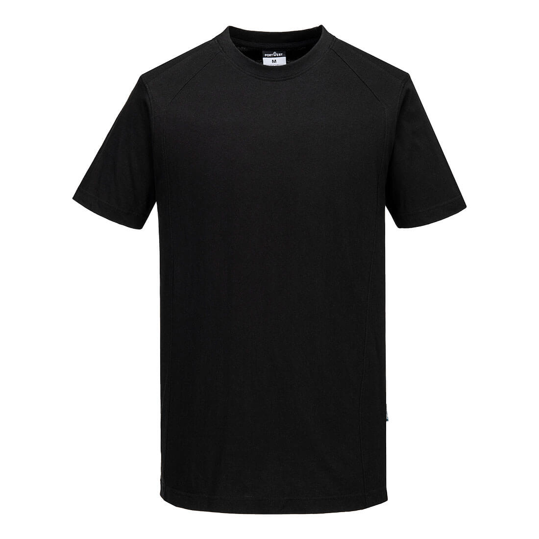 WX2 Lättvikts Bommuls T-shirt S/S - Svart