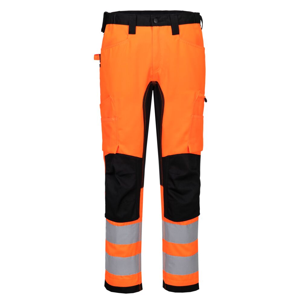 WX2 ECO Hi-Vis Stretch arbetsbyxa - Orange/Svart