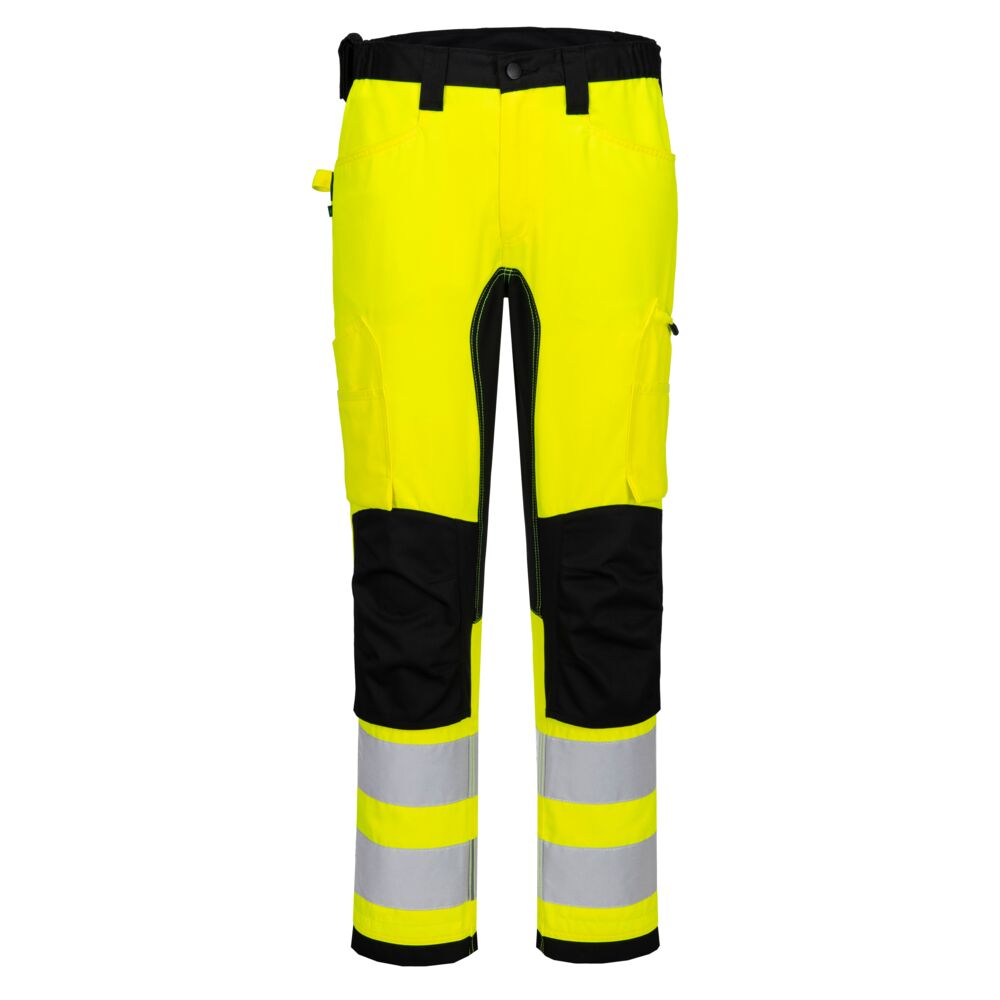 WX2 ECO Hi-Vis Stretch arbetsbyxa - Gul/Svart