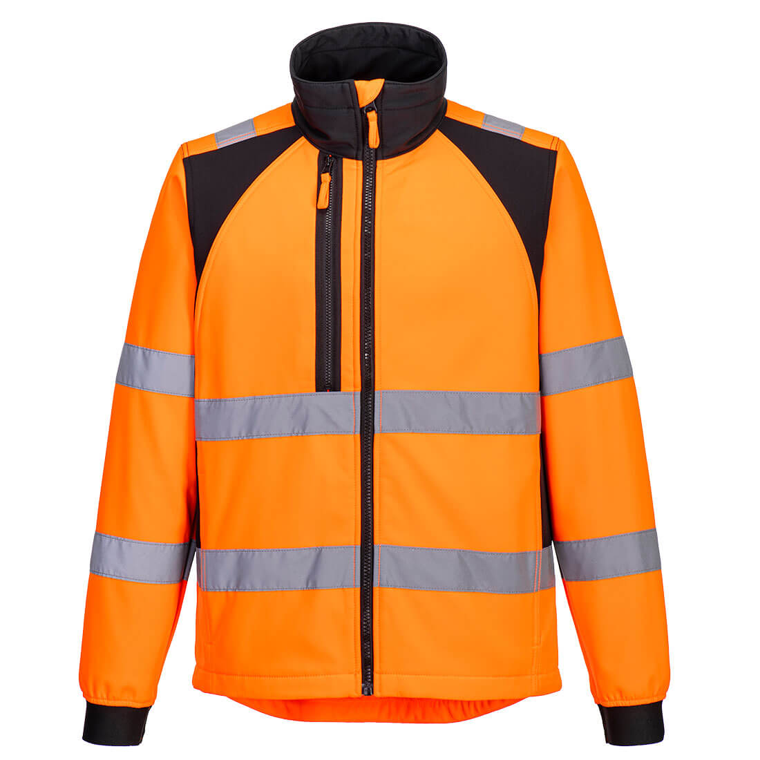 WX2 Eco Hi-Vis Softshell Klass 3 (2L) - Orange/Svart