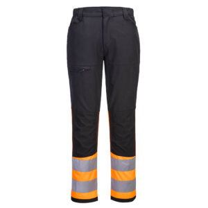 WX2 Eco Hi-Vis Servicebyxa Stretch Klass 1 - Orange/Svart