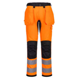 WX2 Eco Hi-Vis Hantverksbyxa Stretch Klass 2 - Orange/Svart