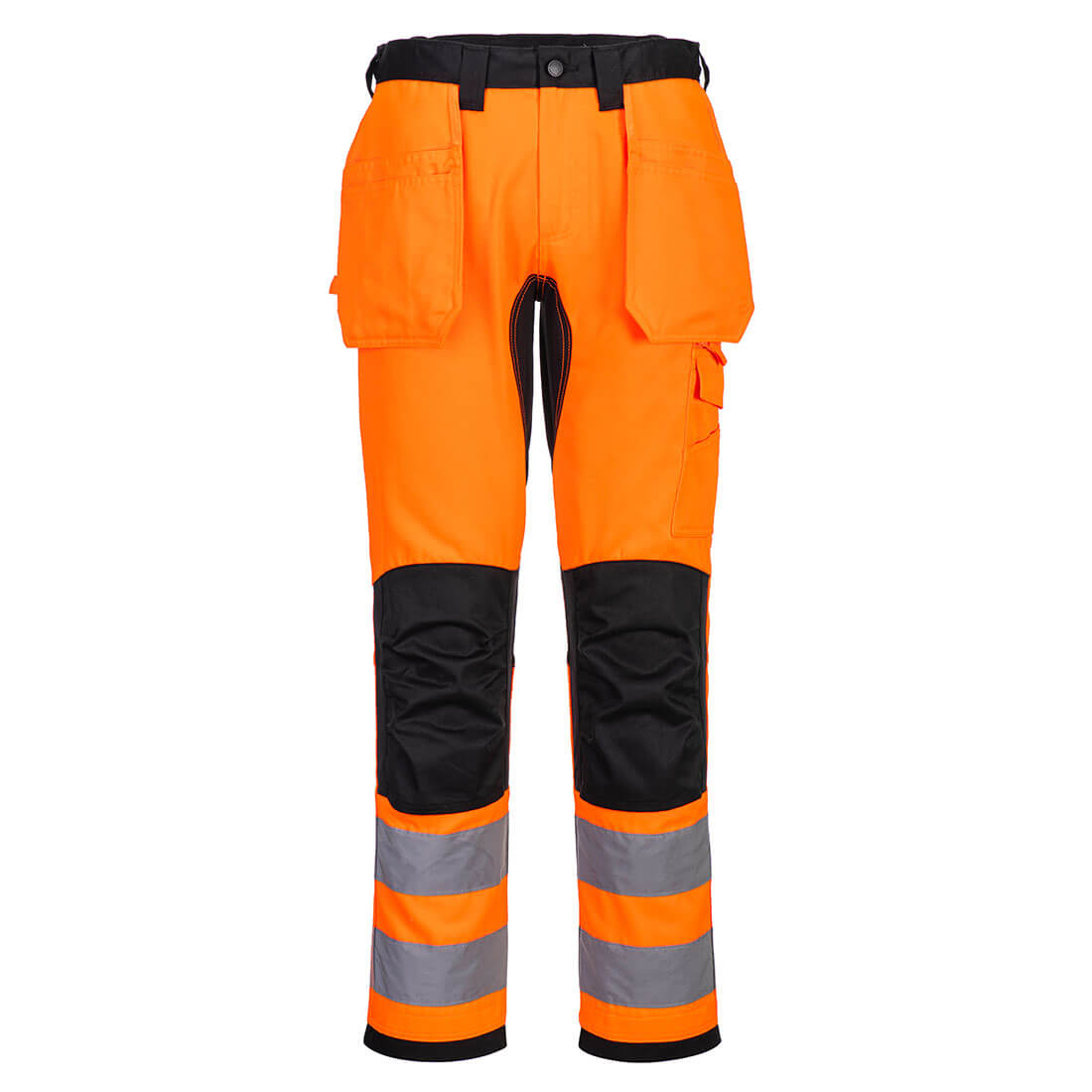 WX2 Eco Hi-Vis Hantverksbyxa Stretch Klass 2 - Orange/Svart