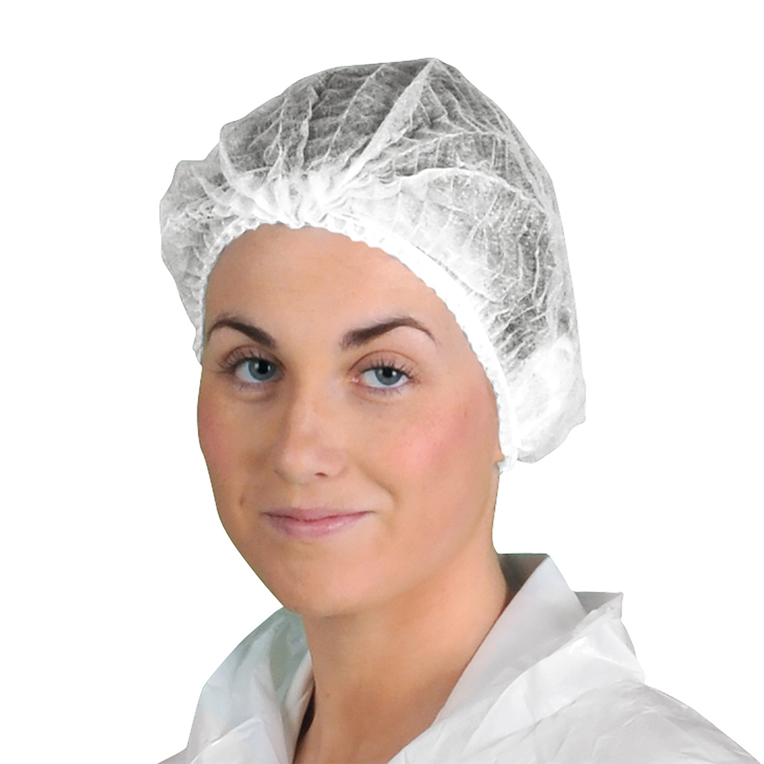 PP Engångs Mob Cap - Vit