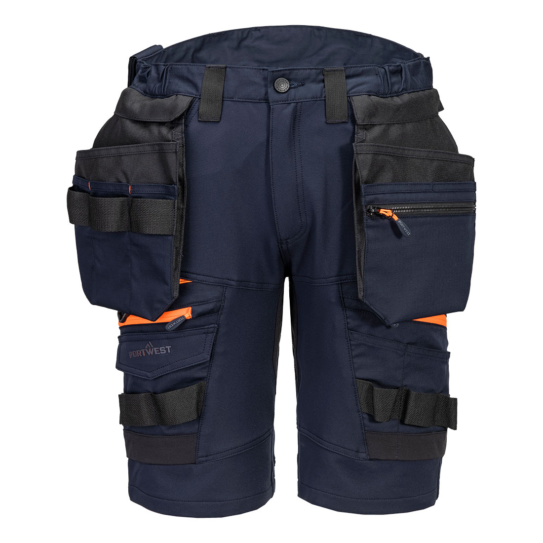 DX4 Hantverksshorts 4-vägsstretch - Marinblå