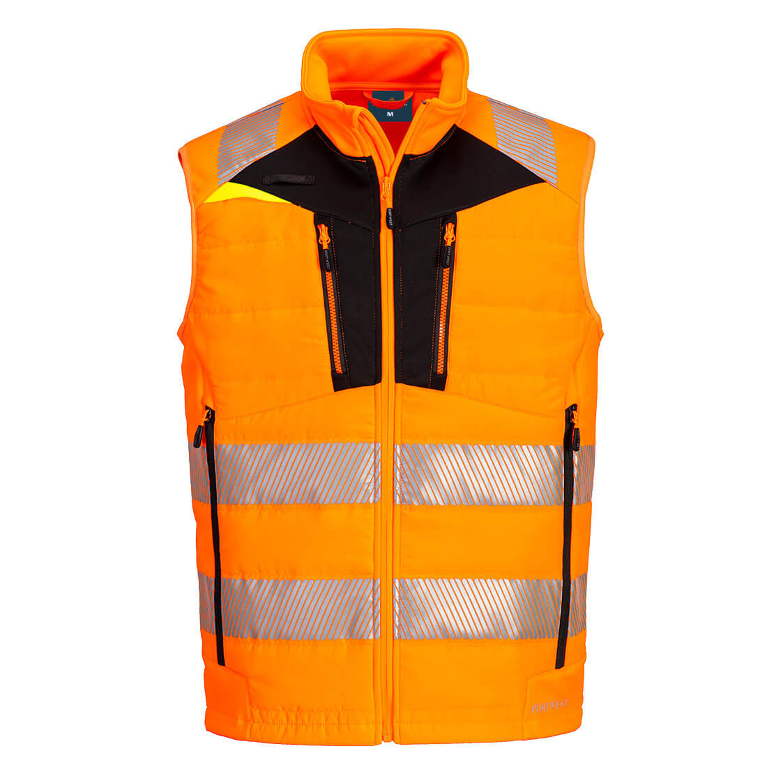 DX4 Hi-Vis Softshell Väst - Orange/Svart