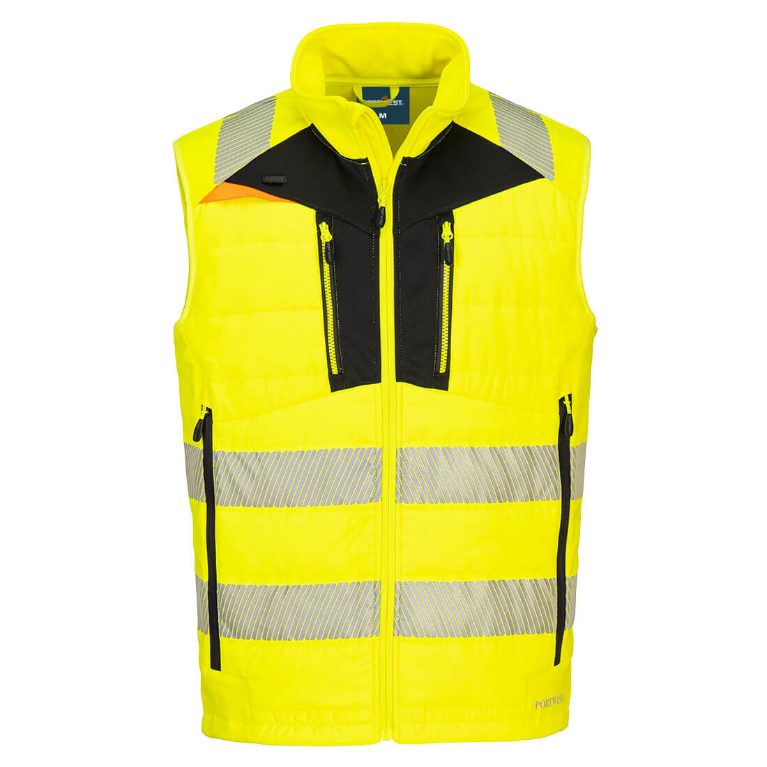 DX4 Hi-Vis Softshell Väst - Gul/Svart