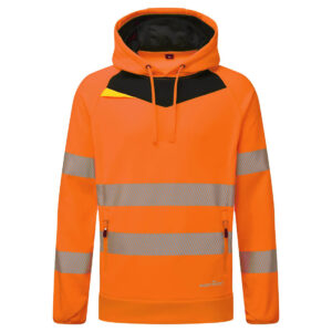 DX4 Hi-Vis Hoodie - Orange/Svart