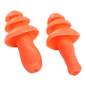 Återanvändbar Corded TPR Ear Plug (50 par) - Orange