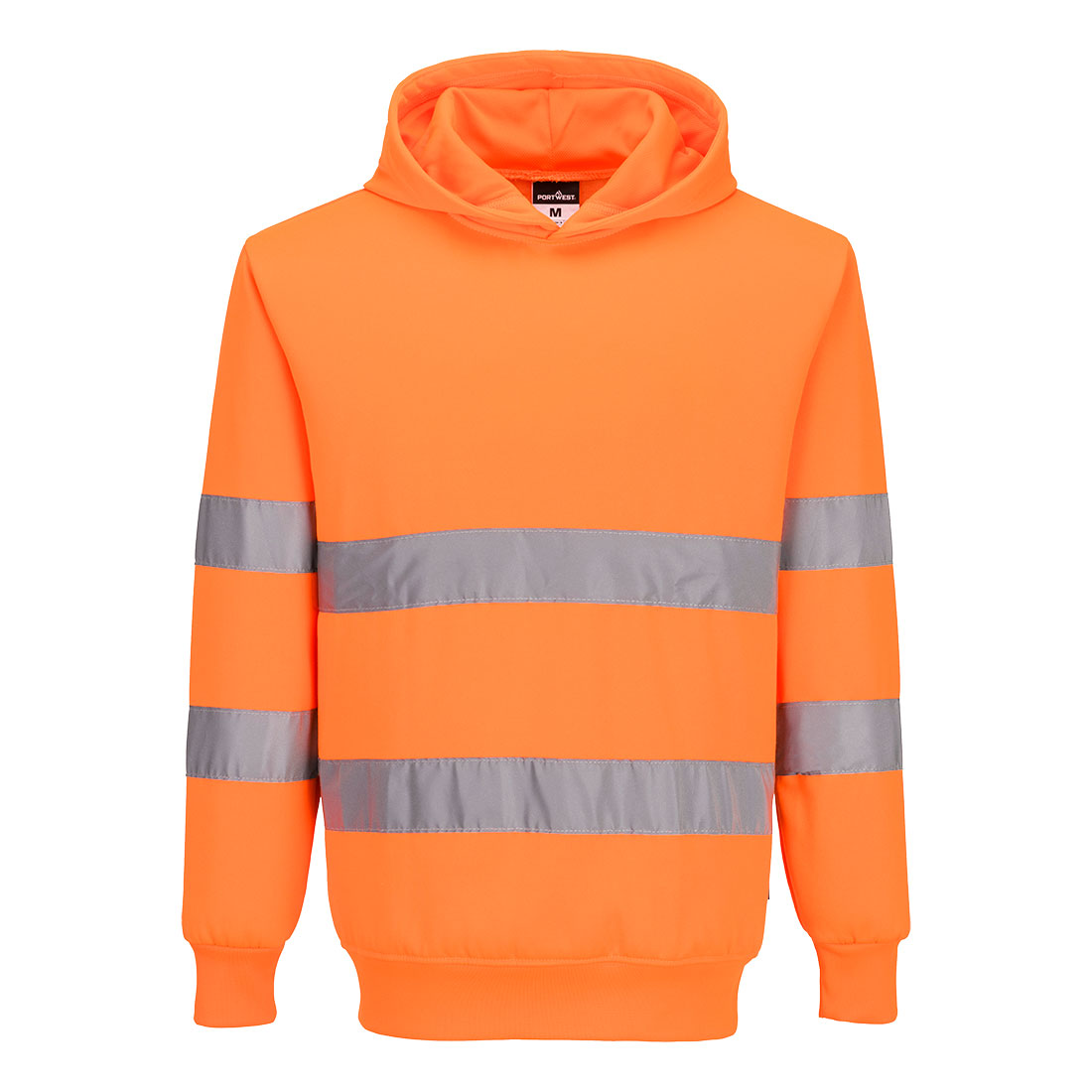 ES1 Essential Hi-Vis Sweatshirt med Huva - Orange