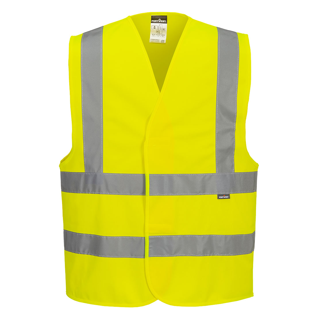 ES1 Essential Hi-Vis Reflexväst med Band och Hängslen - Gul: