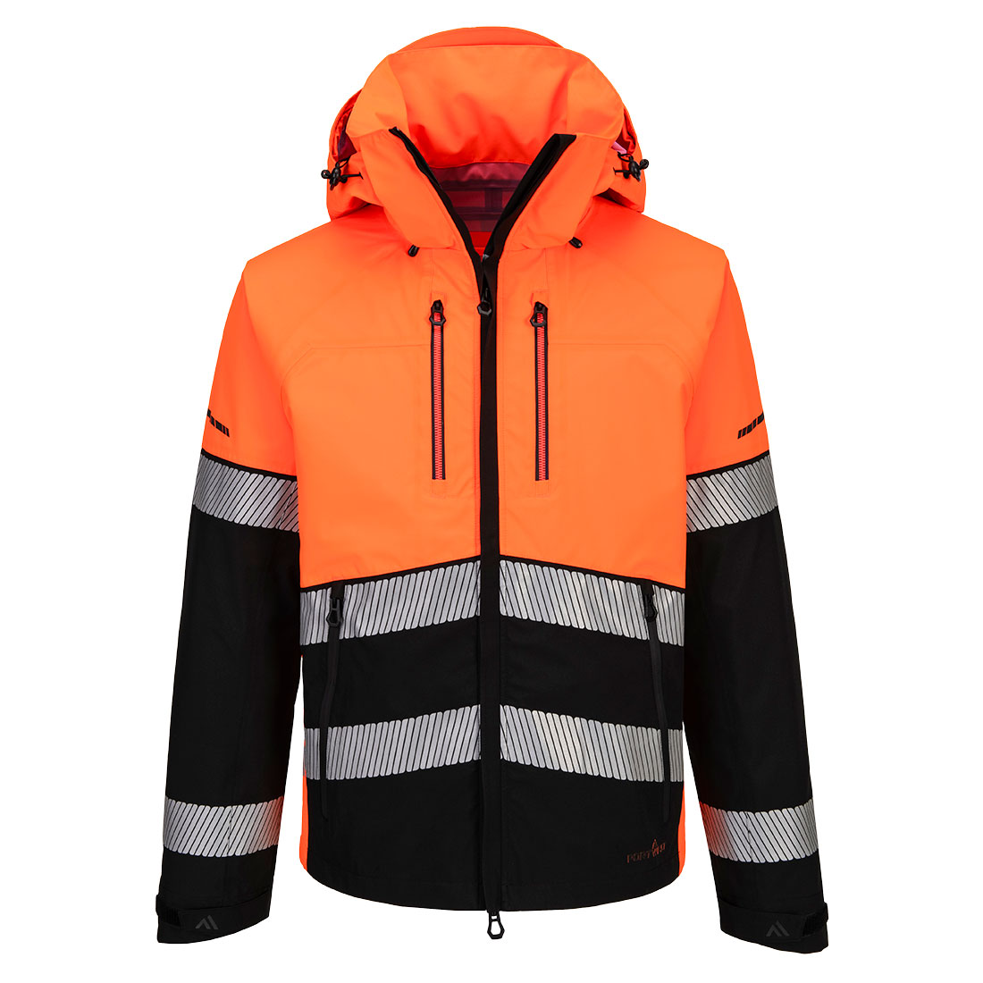 EV4 Hi-Vis skaljacka (3L) - Orange/Svart