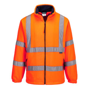 Hi-Vis Mesh fodrad fleece - Orange