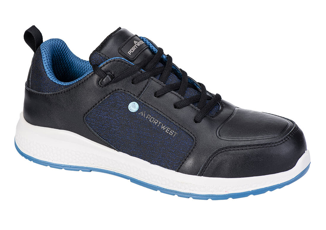 Eco Composite Trainer S3S SR FO - Svart/Blå