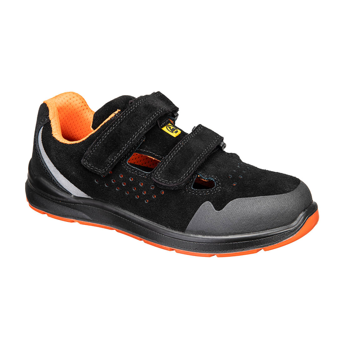 Stål Koskinn Mocka Sandal S1P ESD SR FO - Svart