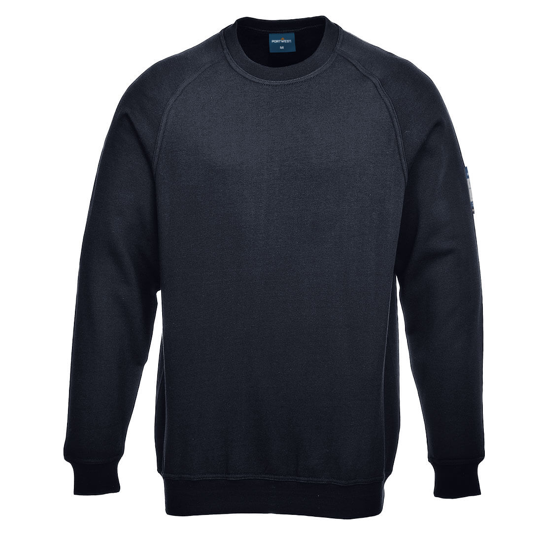 FR Modaflame Antistatisk Långärmad Sweatshirt - Marinblå