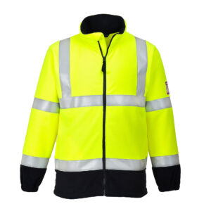 FR Modaflame Anti-Statisk Hi-Vis Fleece - Gul: