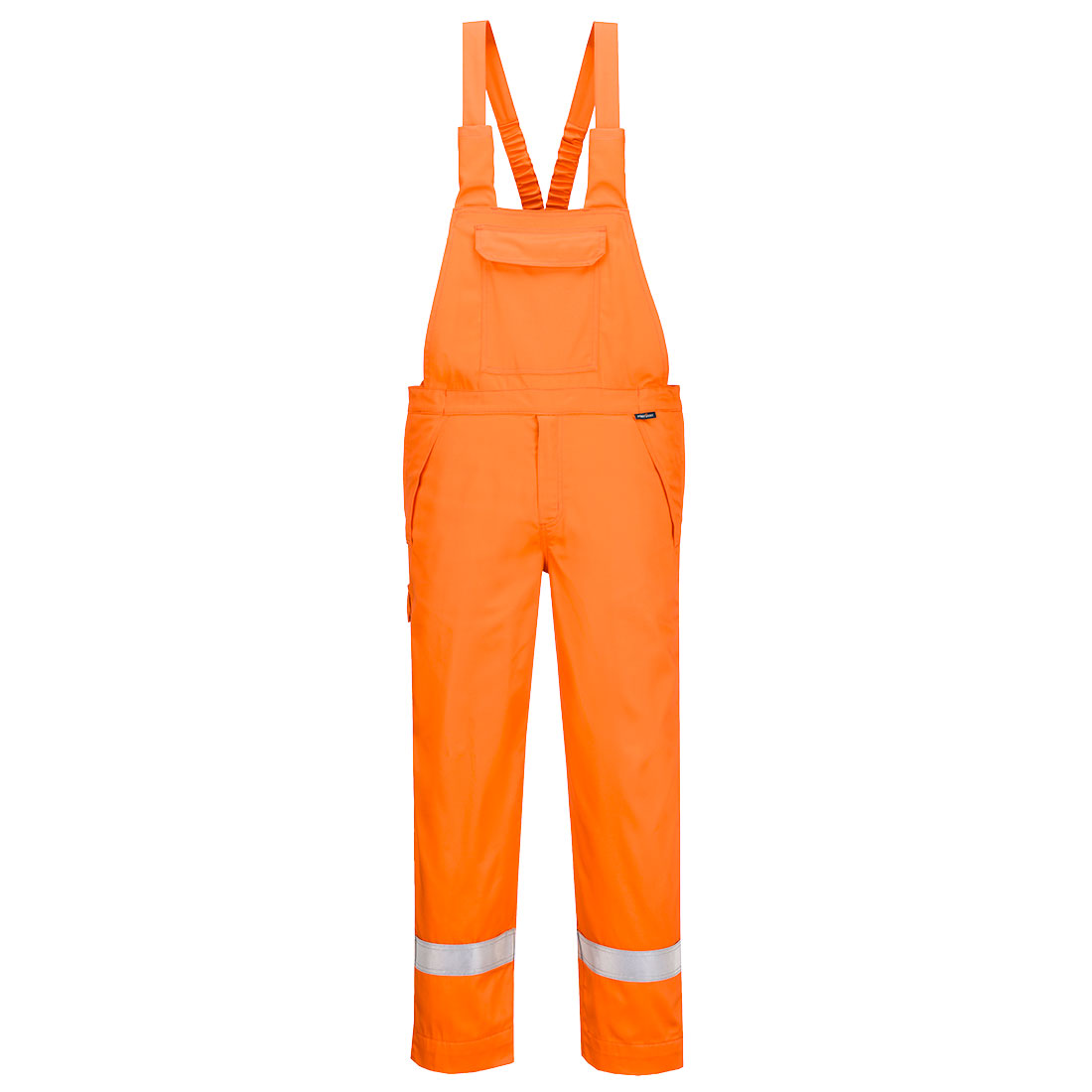 FR418 - kemikaliebeständig hängselbyxa - Orange
