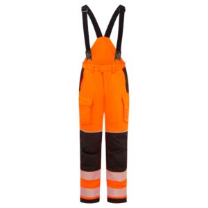 PW3 FR Modaflame Rain+ Hi-Vis Vinterbyxa - Orange/Svart