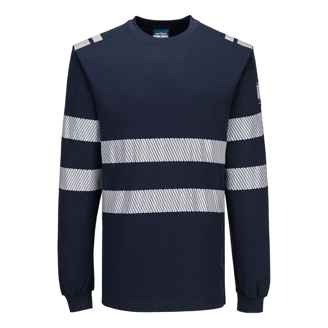 PW3 Modaflame FR Långärmad T-shirt - Marinblå