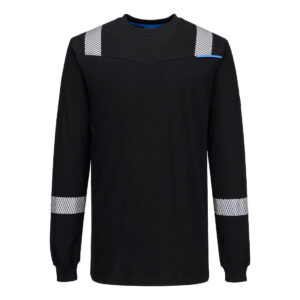 PW3 Modaflame FR Långärmad T-shirt - Svart