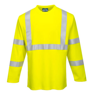 FR Modaflame HV-Vis långärmad T-shirt - Gul: