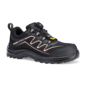 Composite Women's KPU Trainer S1PS FO SR ESD - Black/Rose Gold