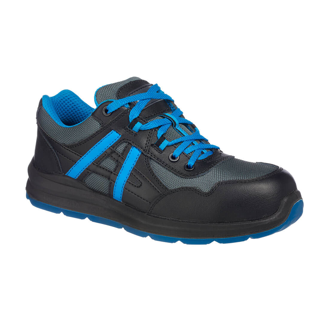 Portwest Compositelite Volga Trainer S1P - Svart/Blå