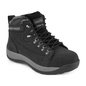 Steelite Mid Cut Nubuck Känga SB HRO - Svart