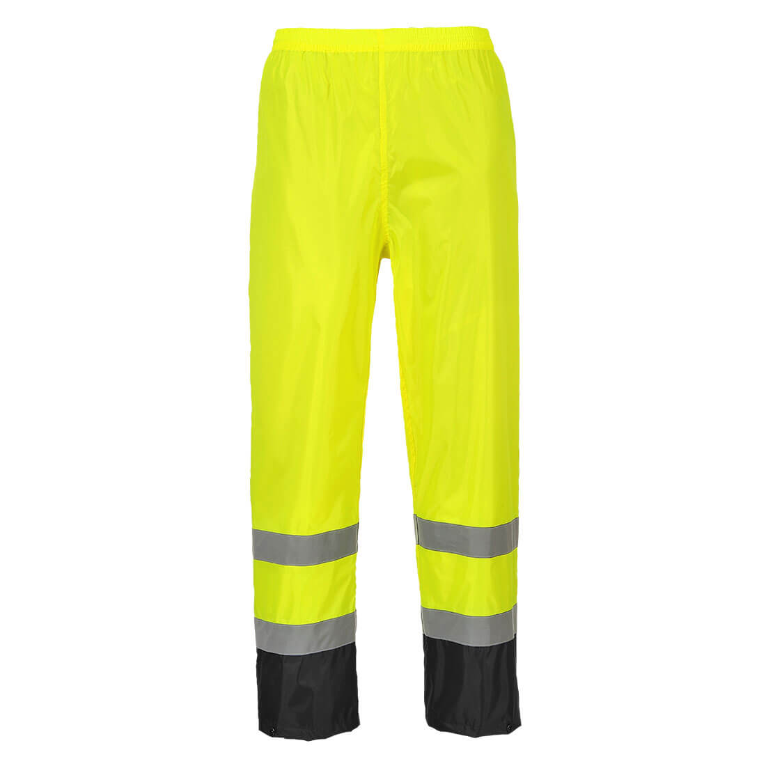 Hi-Vis Classic Contrast Regn Byxa - Gul/Svart
