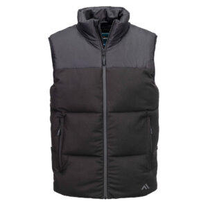 KX3 Isolerad Baffle Bodywarmer - Svart