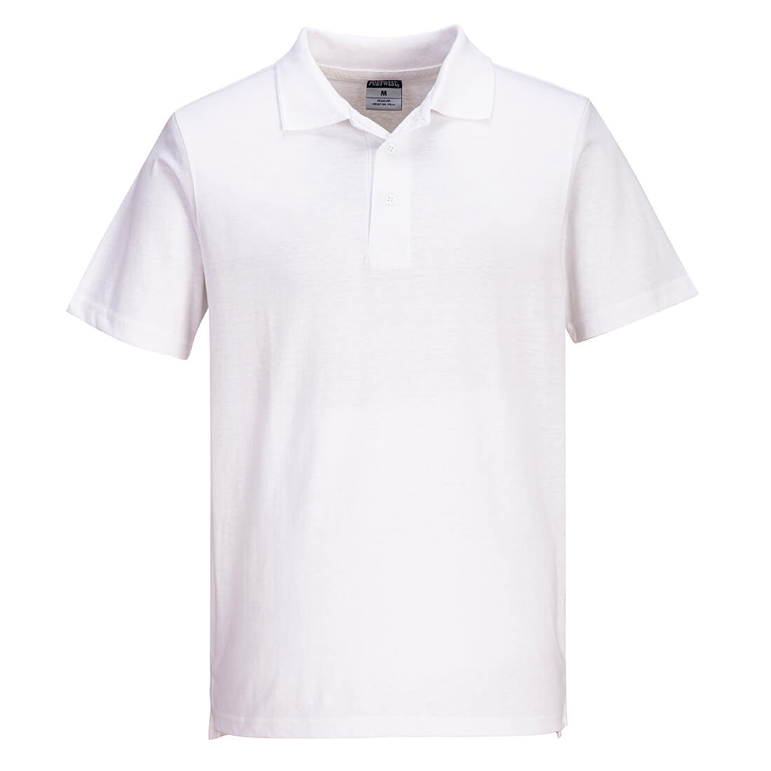 Lightweight Jersey Polo Shirt (48 i en låda) - Vit