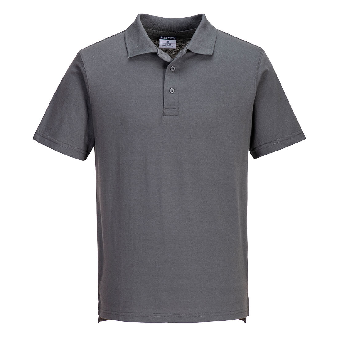 Lightweight Jersey Polo Shirt (48 i en låda) - Zoom Grå