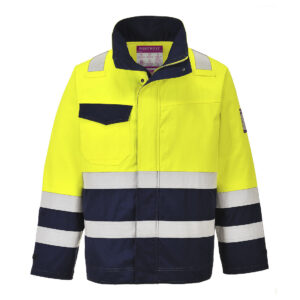Hi-Vis Modaflame Jacka - Gul/Marinblå