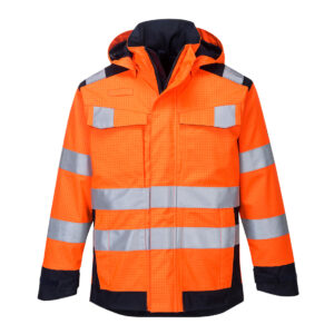 Modaflame Rain Multi Norm Arc Jacka - Orange/Marinblå