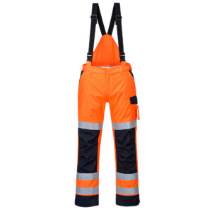 Modaflame Rain Multi Norm Arc Trouser - Orange/Marinblå