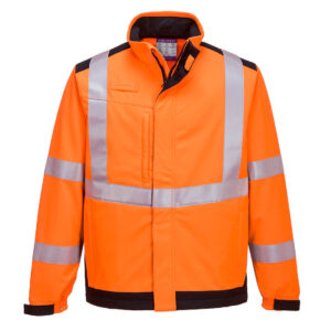 Modaflame Multi Norm Arc Softshell Jacka - Orange/Marinblå
