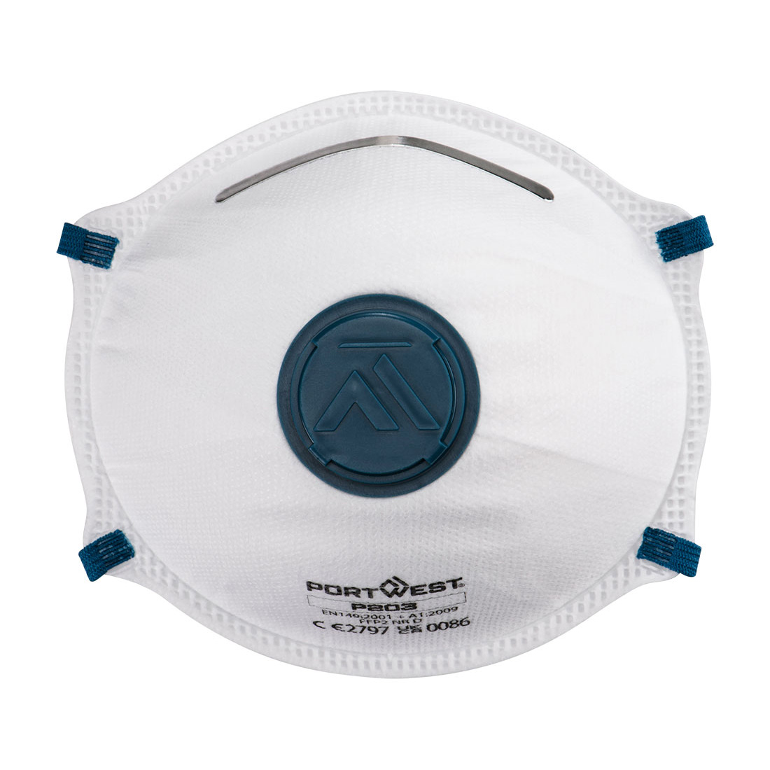 FFP2 Ventilförsett Dolomite andningsskydd - Vit