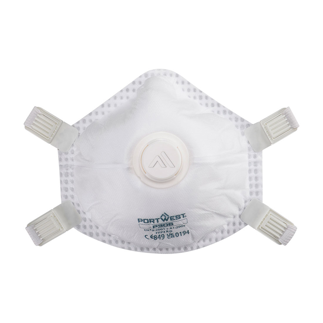 FFP3 Ultimate återanvändbart andningsskydd med ventil ( pk Pk5 ) – 5-pack - Vit