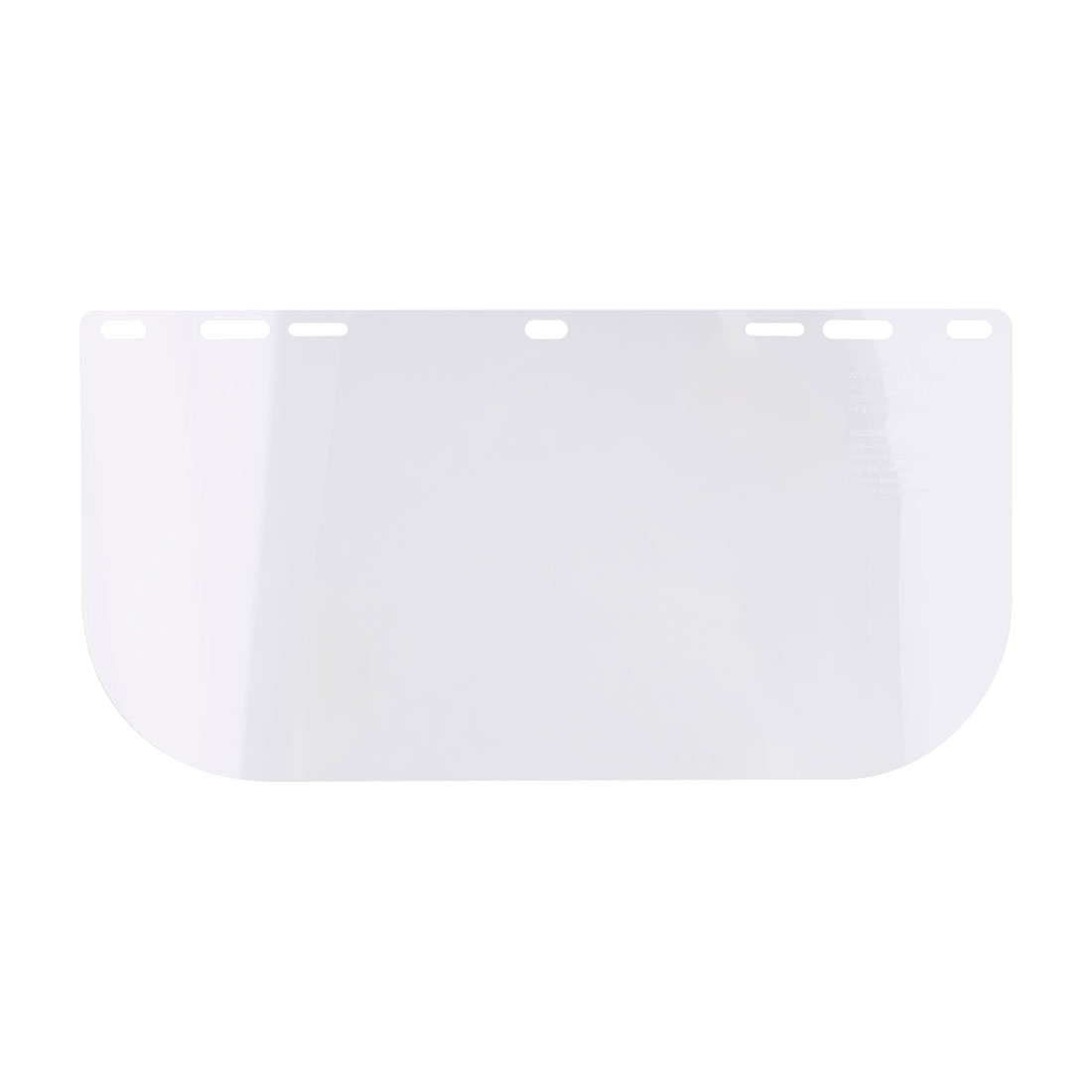 PC Visor Flat Clear - Klar